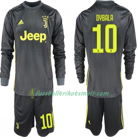 Fußballtrikots Juventus Turin Paulo Dybala 10 Kinder 2018-2019 Langarm Auswärts-trikot kaufen
